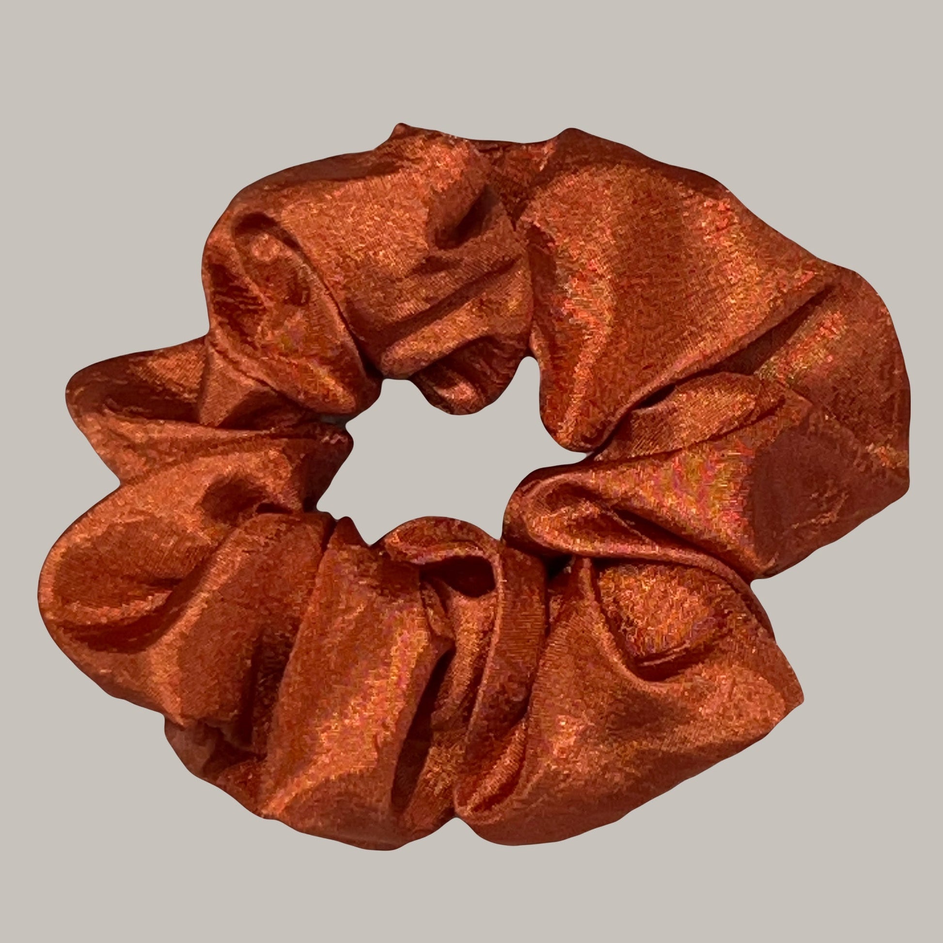 Large hair scrunchies for women made of recycled textiles 8