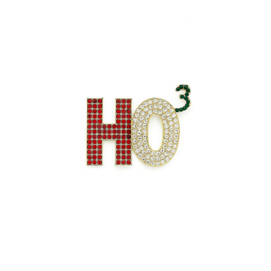 HO³ Holiday Brooch